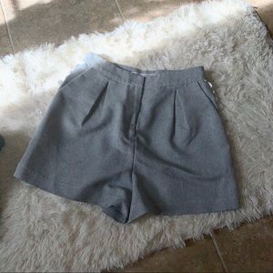 🌻 English Factory Gray Floral line Shorts B25003